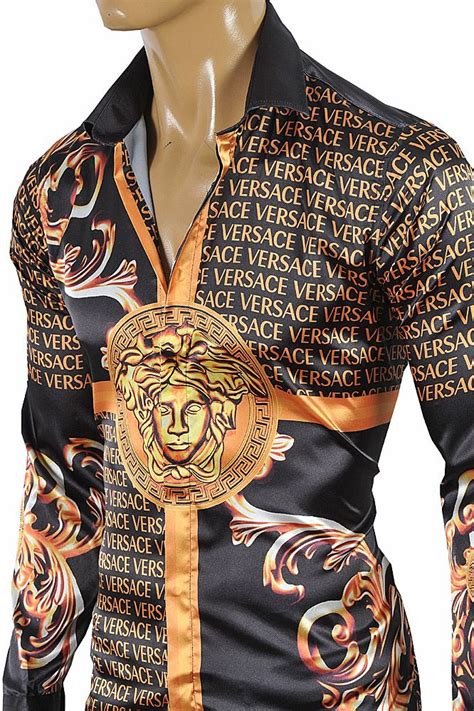 versace mens shirt ebay|versace clothing for men clearance.